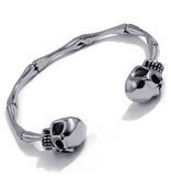 Pulseira rígida caveira valor por defeito título