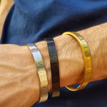 Pulseira rígida de aço inoxidável