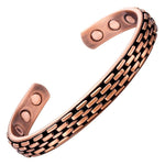 Pulseira rígida de bronze cobre
