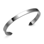 Pulseira rígida de prestígio prata