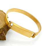 Pulseira rígida em ouro