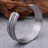 Pulseira rígida estilo boémio prata