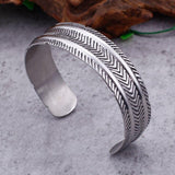 Pulseira rígida estilo boémio prata