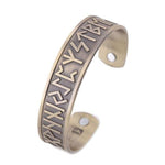 Pulseira rígida estilo viking bronze
