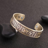 Pulseira rígida estilo viking