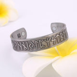 Pulseira rígida estilo viking prata