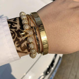 Pulseira rígida fina