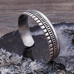 Pulseira rígida formas geométricas prata