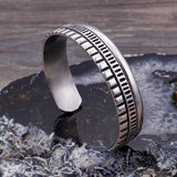 Pulseira rígida formas geométricas prata