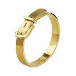 Pulseira rígida luxuosa ouro