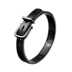 Pulseira rígida luxuosa preto