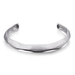 Pulseira rígida minimalista prata