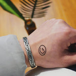 Pulseira rígida original prata / 58 mm