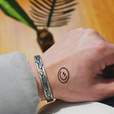 Pulseira rígida original prata / 58 mm