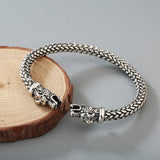 Pulseira rígida ouroboros
