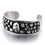 Pulseira rígida punk preto