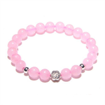 Pulseira romântica quartzo rosa valor por defeito título