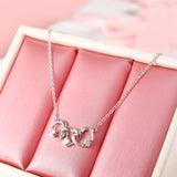 Pulseira trio coração prata tipo