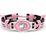 Pulseira unicórnio criança rosa 1