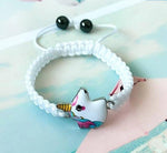 Pulseira unicórnio para meninas branco
