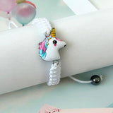Pulseira unicórnio para meninas