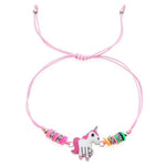 Pulseira unicórnio rosa rosa