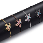 Pulseira unicórnio zircónia