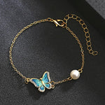 Pulseira vintage borboleta