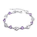 Pulseira vintage de ametista valor por defeito título