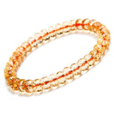 Pulseira vintage de citrino