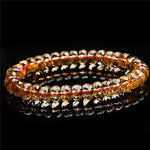 Pulseira vintage de citrino