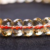 Pulseira vintage de citrino