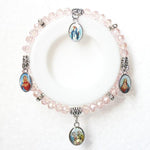 Pulseira vintage nossa senhora rosa
