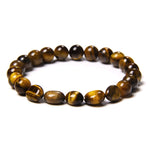 Pulseira vintage olho de tigre 17 cm