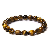 Pulseira vintage olho de tigre 17 cm
