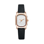 Relógio analógico feminino vintage preto