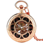 Relógio de bolso dourado rosa valor por defeito título
