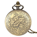 Relógio de bolso flor valor por defeito título