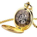 Relógio de bolso mecânico dourado valor por defeito título
