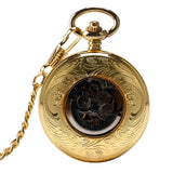 Relógio de bolso mecânico dourado valor por defeito título