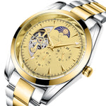 Relógio dourado masculino dourado