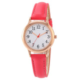 Relógio feminino pequeno fushia