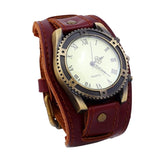 Relógio retro castanho