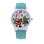 Relógio vintage de natal verde