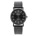 Relógio vintage simples preto