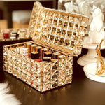 Suporte de batons dourado