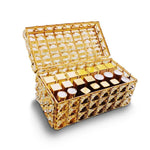 Suporte de batons dourado