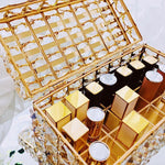 Suporte de batons dourado