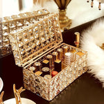 Suporte de batons dourado