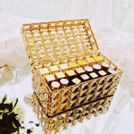 Suporte de batons dourado